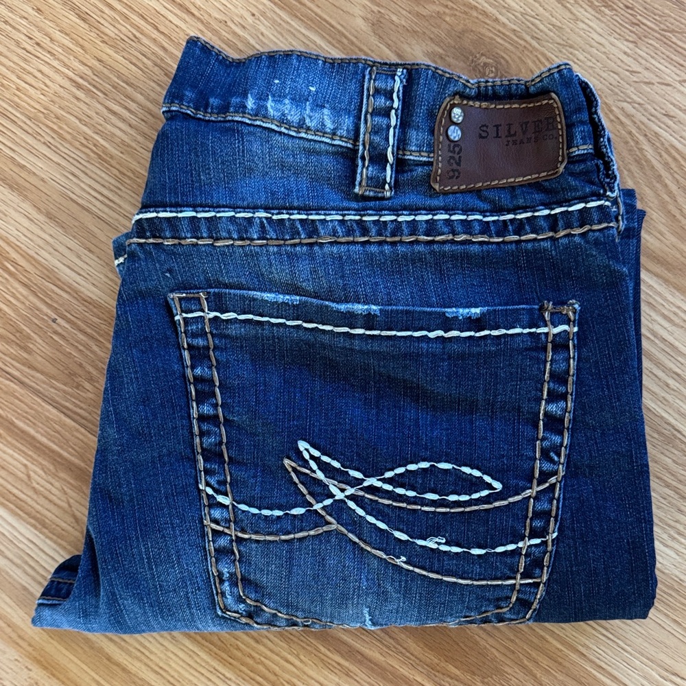 Silver Jeans Co. Dark Blue Denim Jeans - 38x30